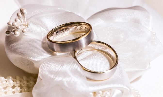 This unique wedding ring design enables you to have your loved ones name  engraved on your ring for all eternity! For any further… | Instagram