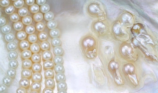 Three Techniques to Distinguish Genuine and Fake Pearls #pearl#jewelry